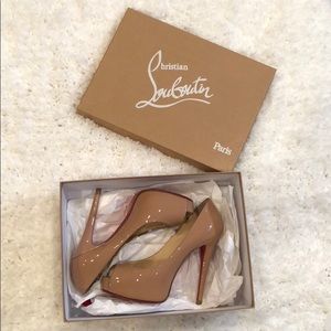 Christian Louboutin 'Prive' Open Toe Pump